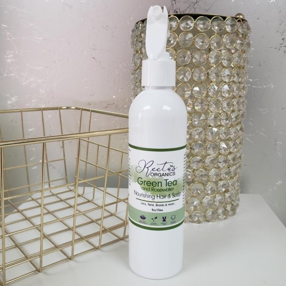 Reeta's Organics Other - Green Tea & Rosewater Nourishing Scalp & Braid Spray
